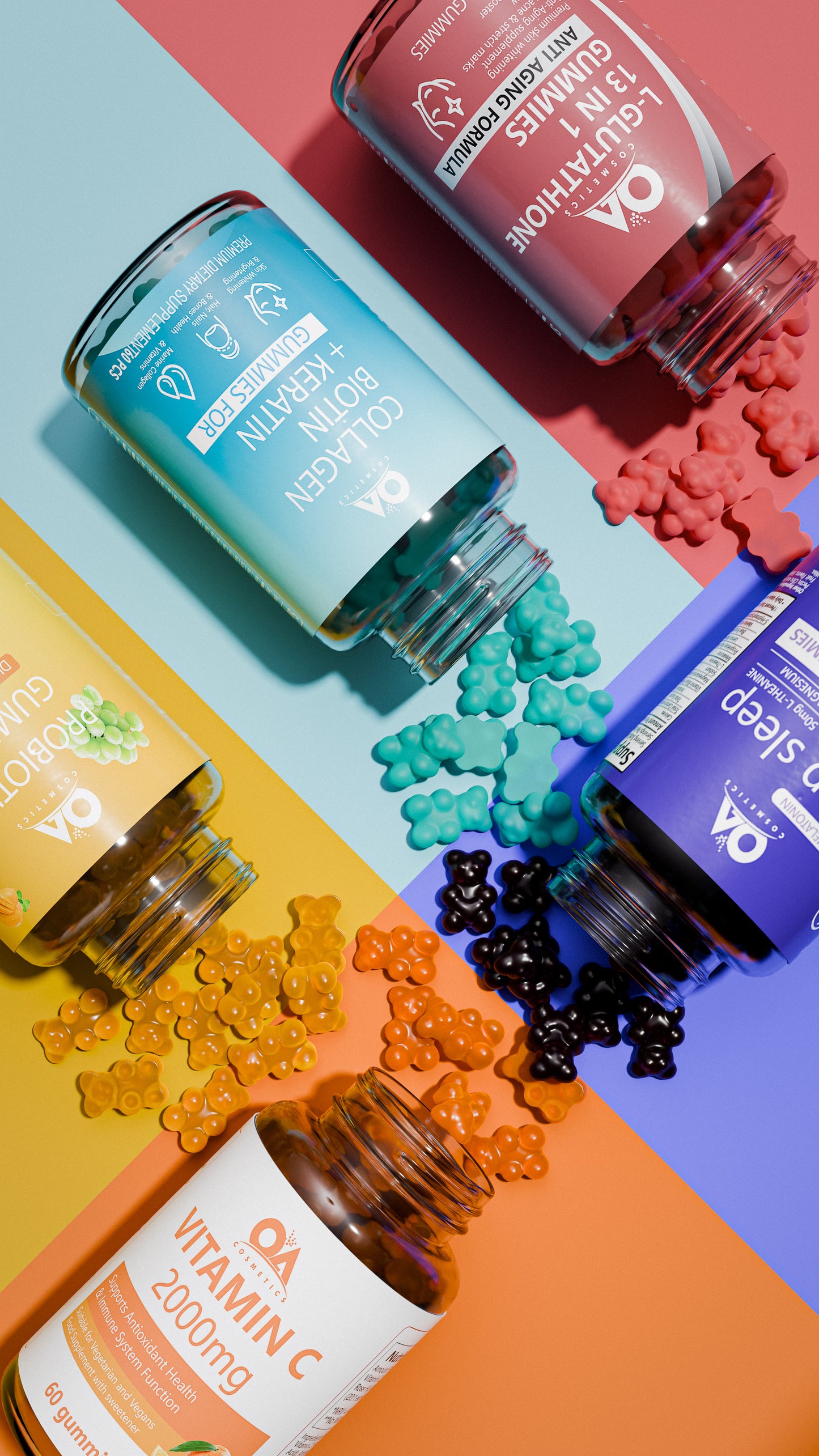 OA Cosmetics L-Glutathione 13 in 1 Gummies